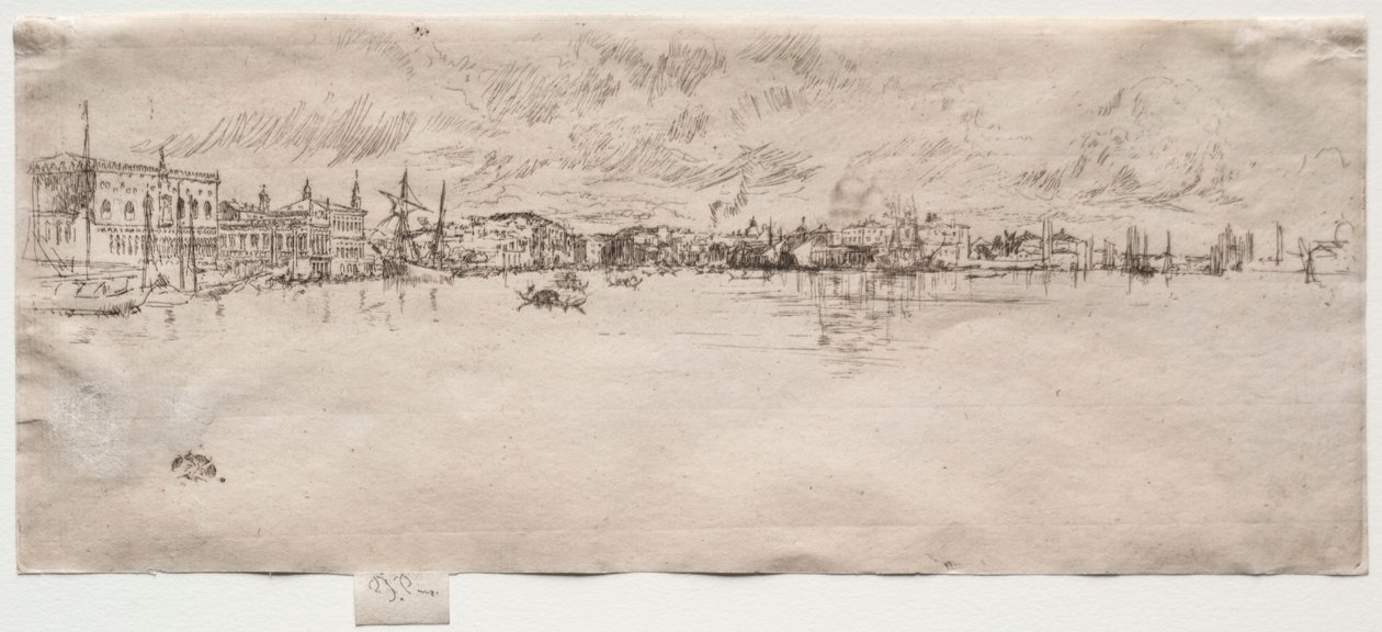 Lange Venezia. av James Abbott McNeill Whistler