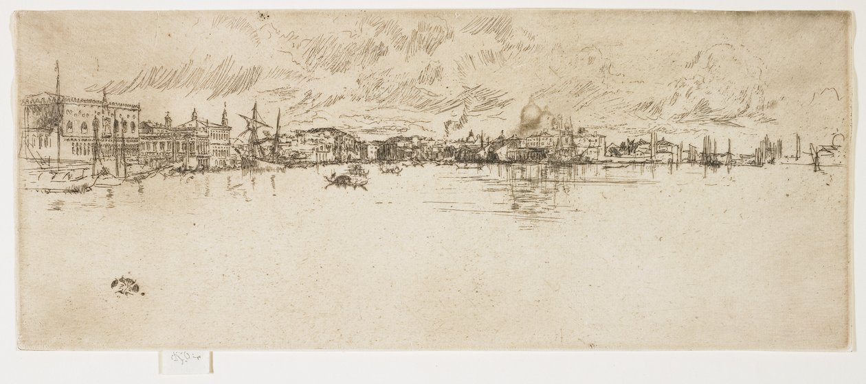 Long Venice fra The Second Venice Set, 1879-1880 av James Abbott McNeill Whistler