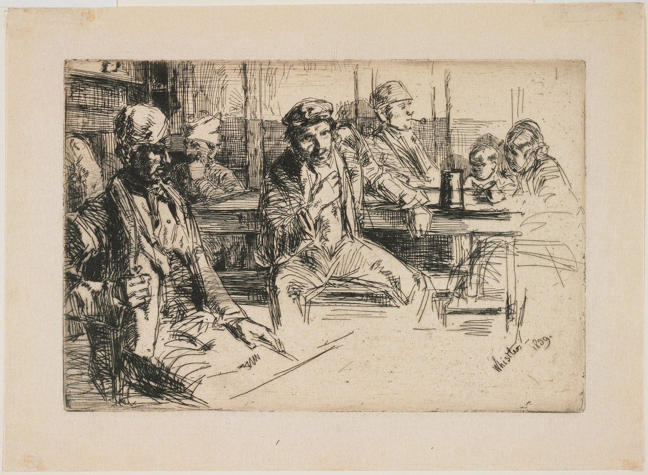 Havnearbeidere av James Abbott McNeill Whistler