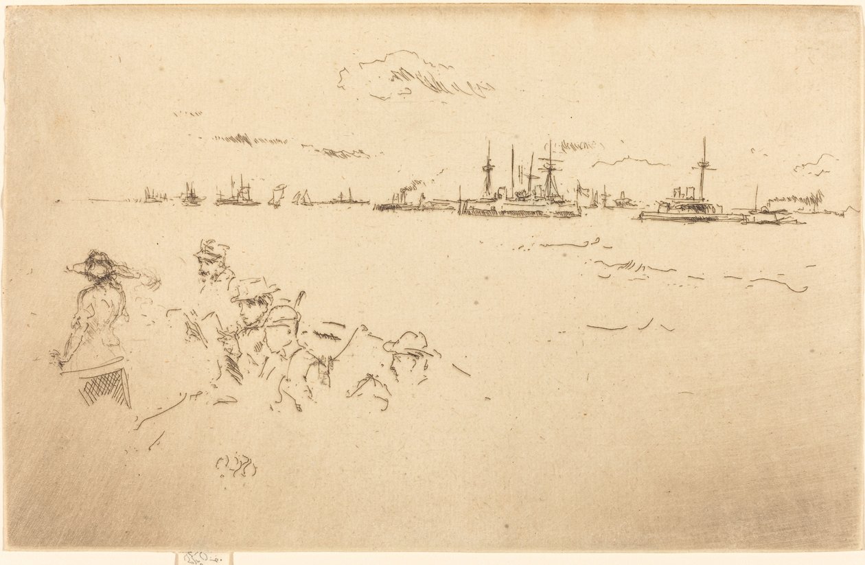 Monitorer, 1887. av James Abbott McNeill Whistler