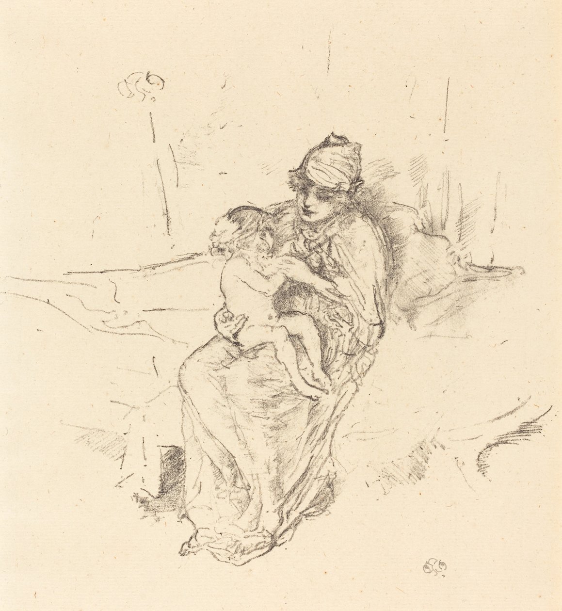 Mor og barn, nr. 1, 18911895. av James Abbott McNeill Whistler