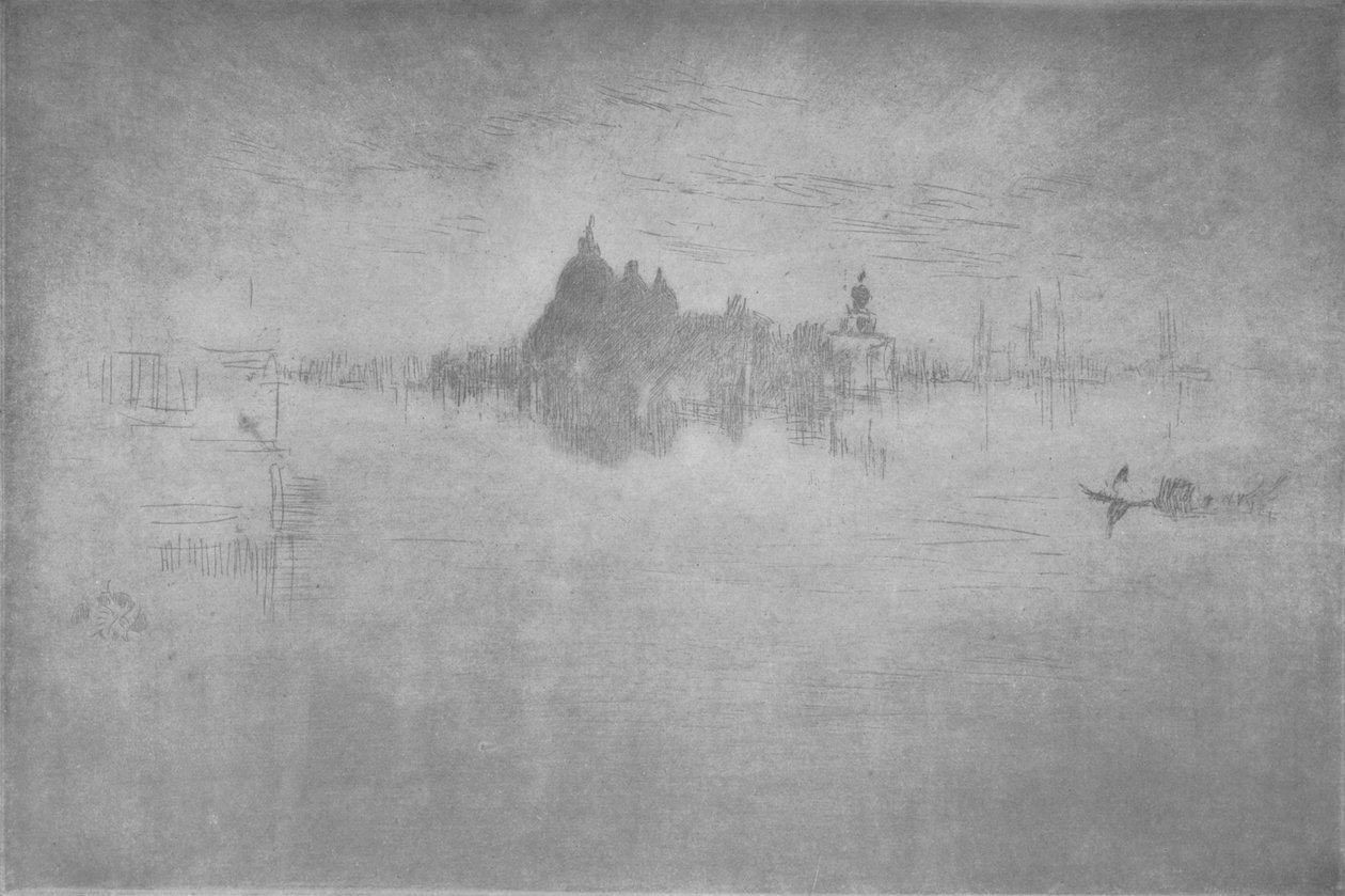 Nocturne-hilsen, c1879, 1904 av James Abbott McNeill Whistler