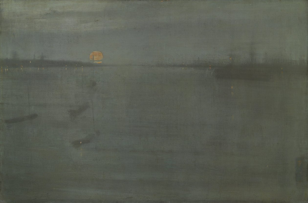 Nocturne: Blue and Gold - Southampton Water, 1872. av James Abbott McNeill Whistler