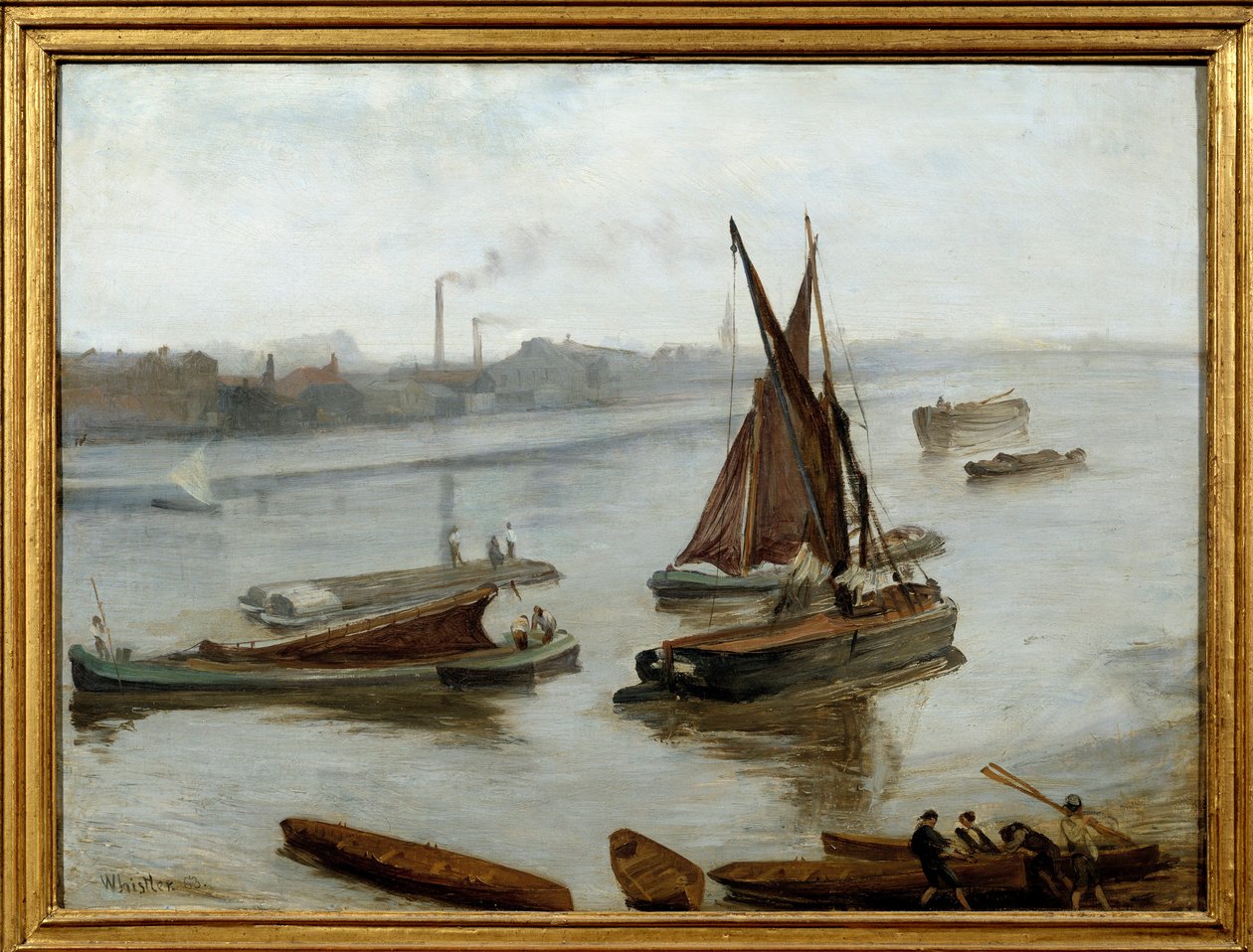 Nocturne: Blue and Gold – Old Battersea Bridge av James Abbott McNeill Whistler