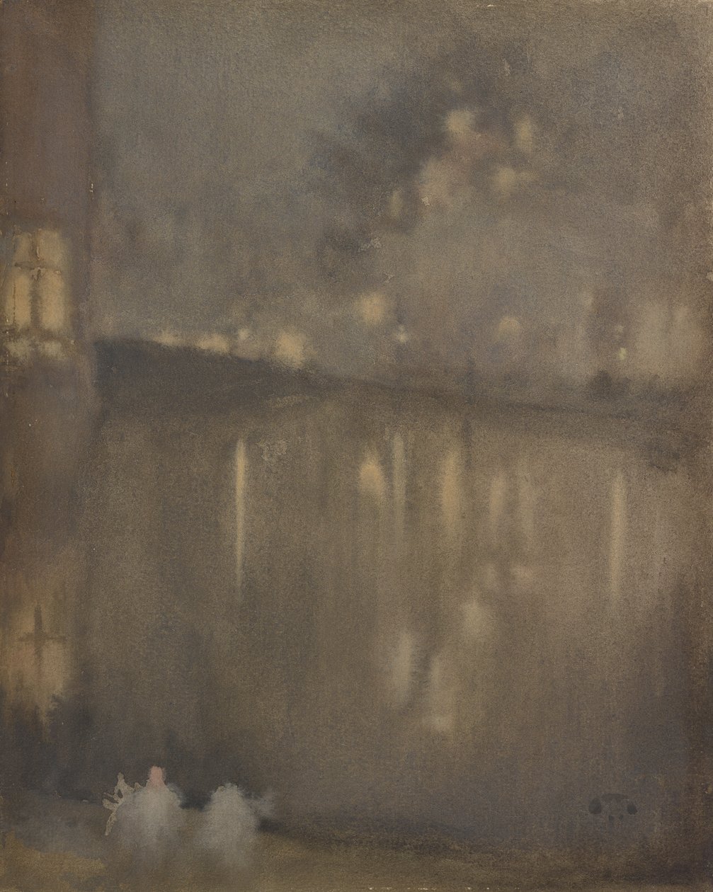 Nocturne: Grey and GoldCanal, Holland, 1882. av James Abbott McNeill Whistler