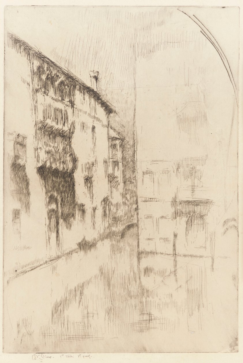 Nocturne: Palaces, 1879-1880. av James Abbott McNeill Whistler