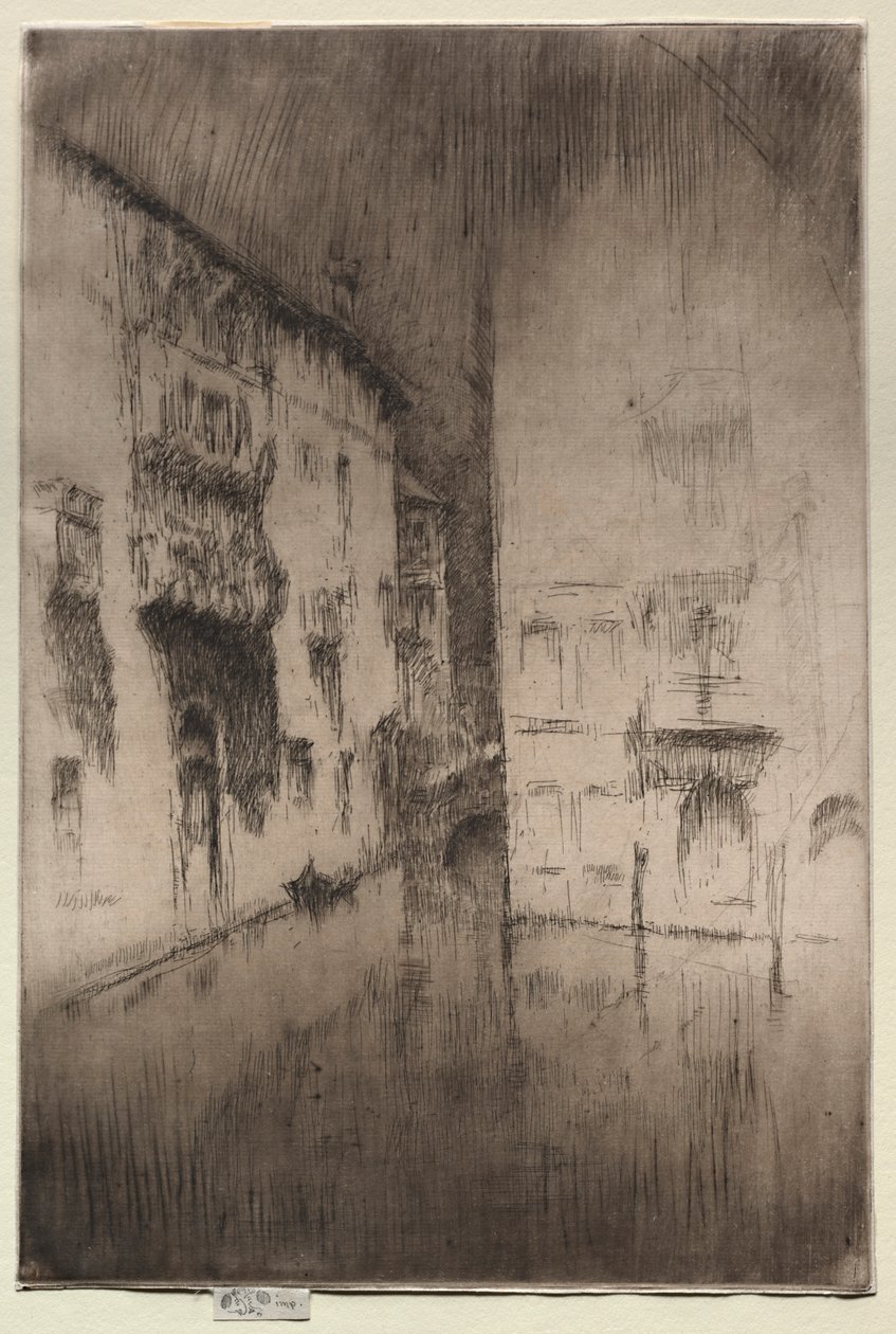 Nocturne: Palaces, 1886. av James Abbott McNeill Whistler
