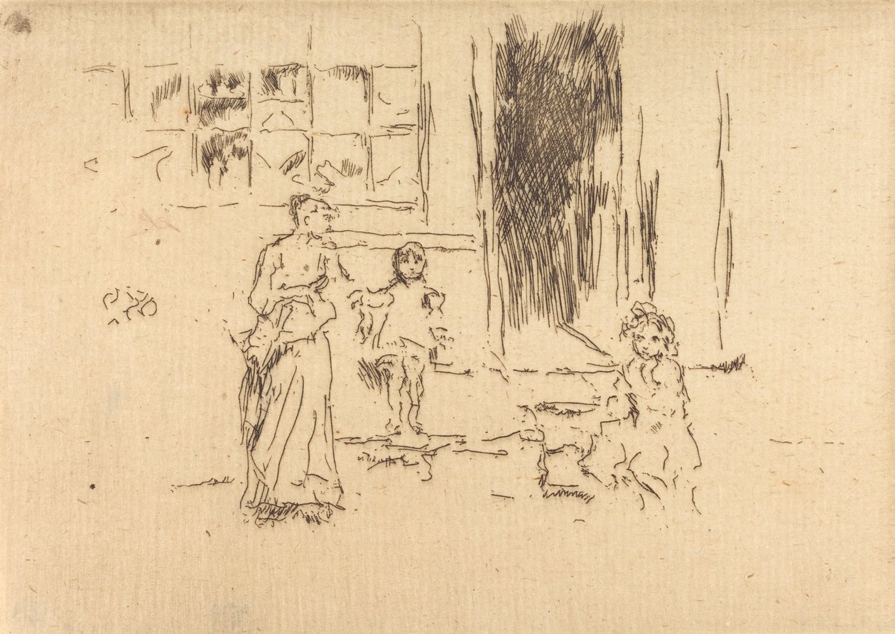 Petticoat Lane, ca. 18861888. av James Abbott McNeill Whistler