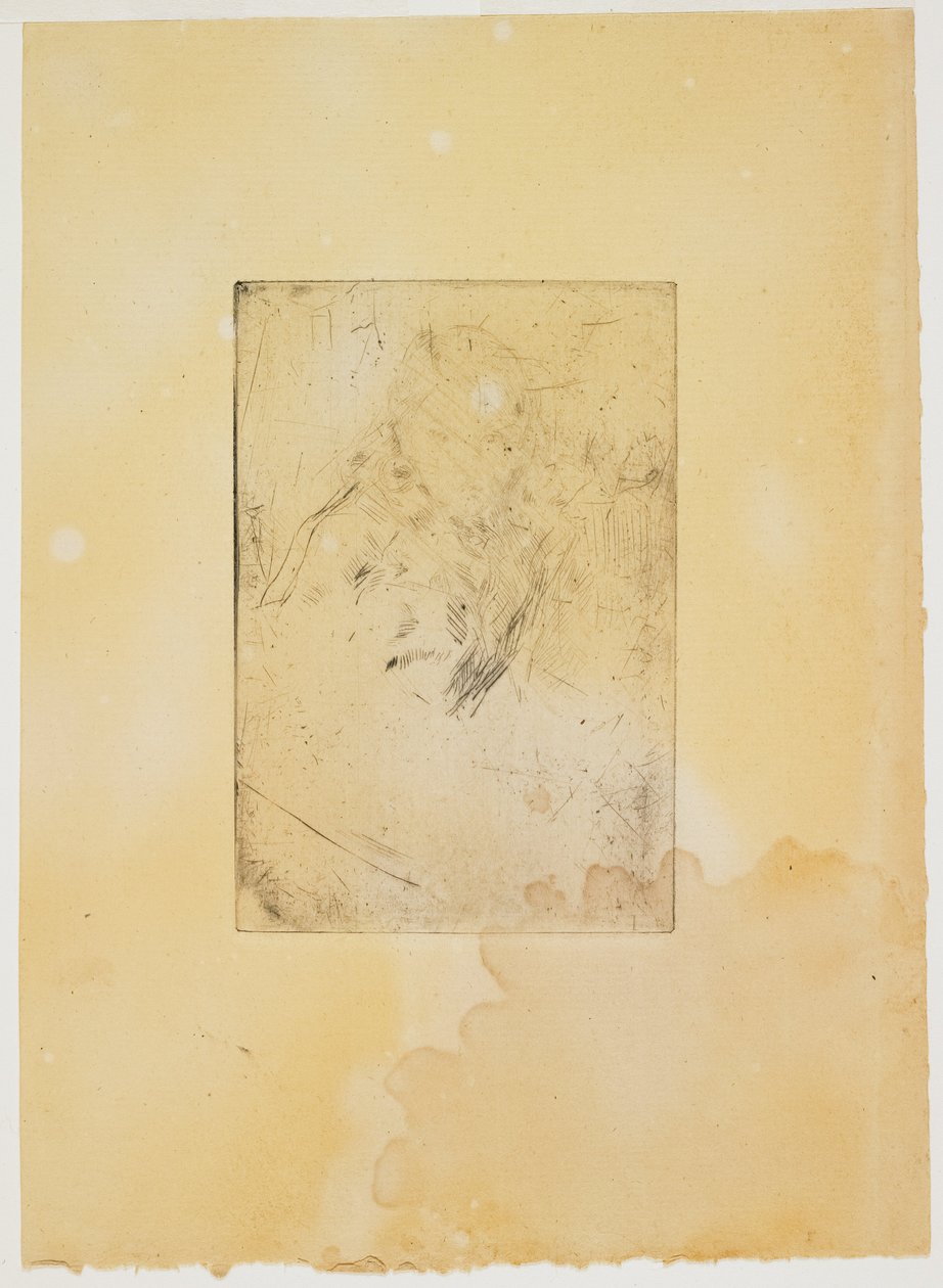 Porträtstudie av James Abbott McNeill Whistler