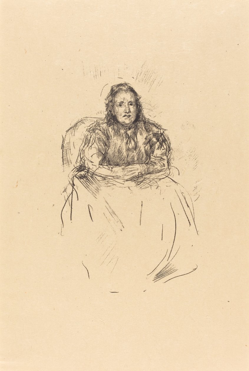 Portrettstudie: Mrs. Philip, 1896. av James Abbott McNeill Whistler
