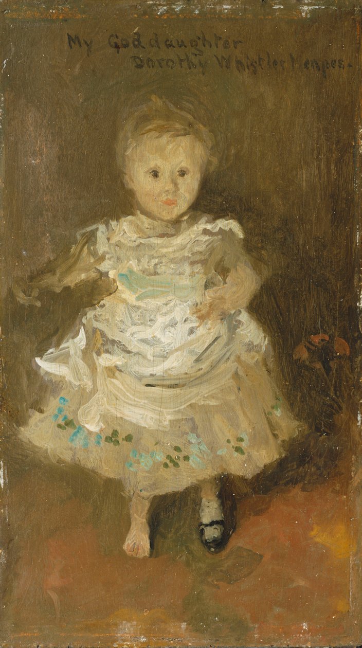 Portrett av Dorothy Whistler Menpes av James Abbott McNeill Whistler