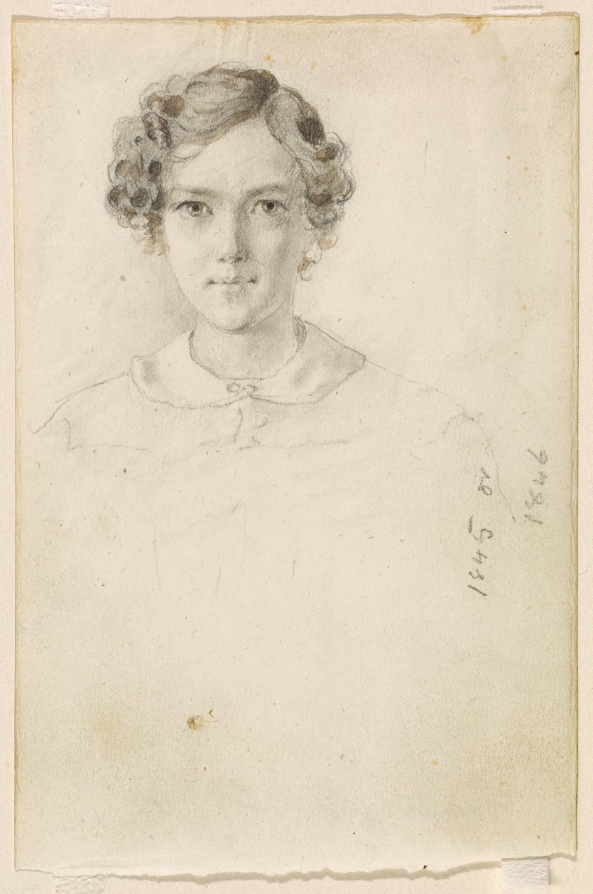 Portrett av Whistler, 1845 eller 1846. av James Abbott McNeill Whistler