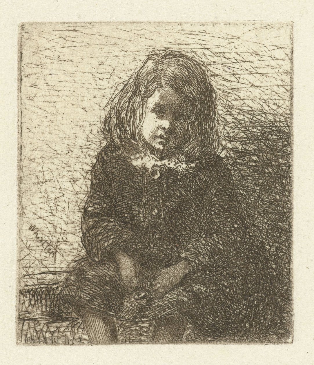 Portrett av Arthur Haden Lille Arthur Tolv etsninger fra naturen (serietittel) av James Abbott McNeill Whistler