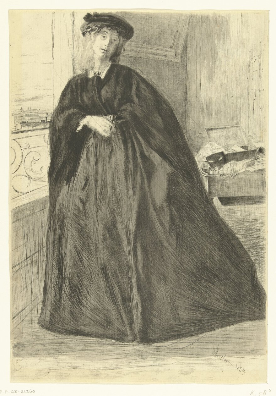 Portrett av Finette av James Abbott McNeill Whistler