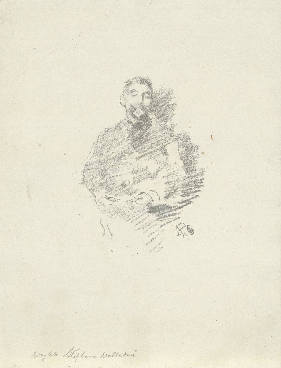 Portrett av Stéphane Mallarmé av James Abbott McNeill Whistler