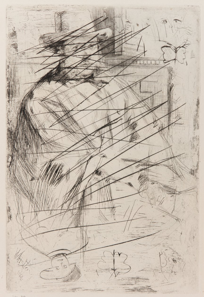 Portrett av en mann, av James Abbott McNeill Whistler