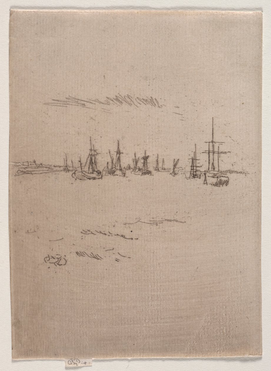 Gå tilbake til Tilbury. av James Abbott McNeill Whistler