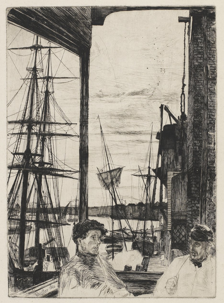 Rotherhithe av James Abbott McNeill Whistler