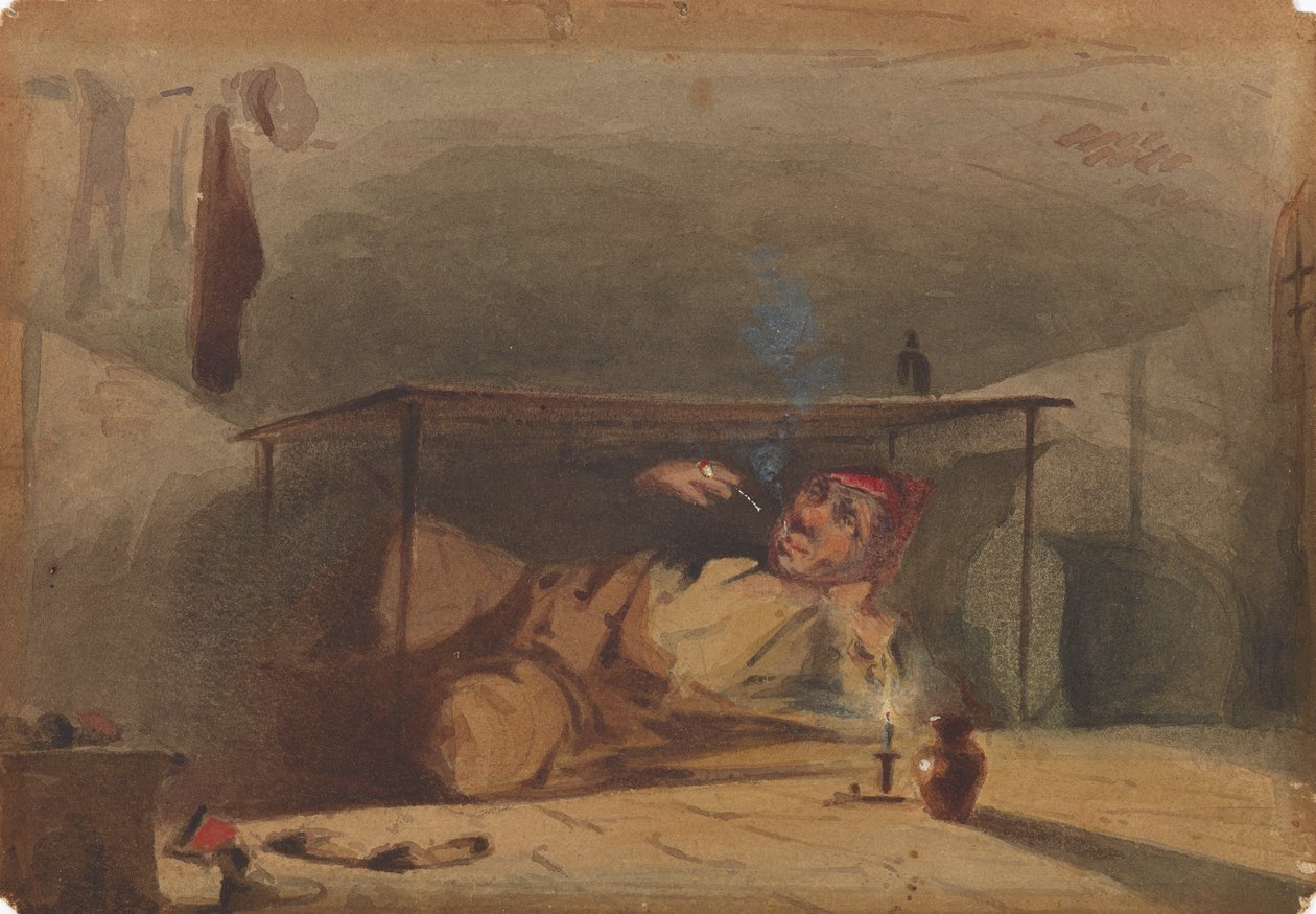 Sam Wellers utleier i flåten, 1853-1855. av James Abbott McNeill Whistler