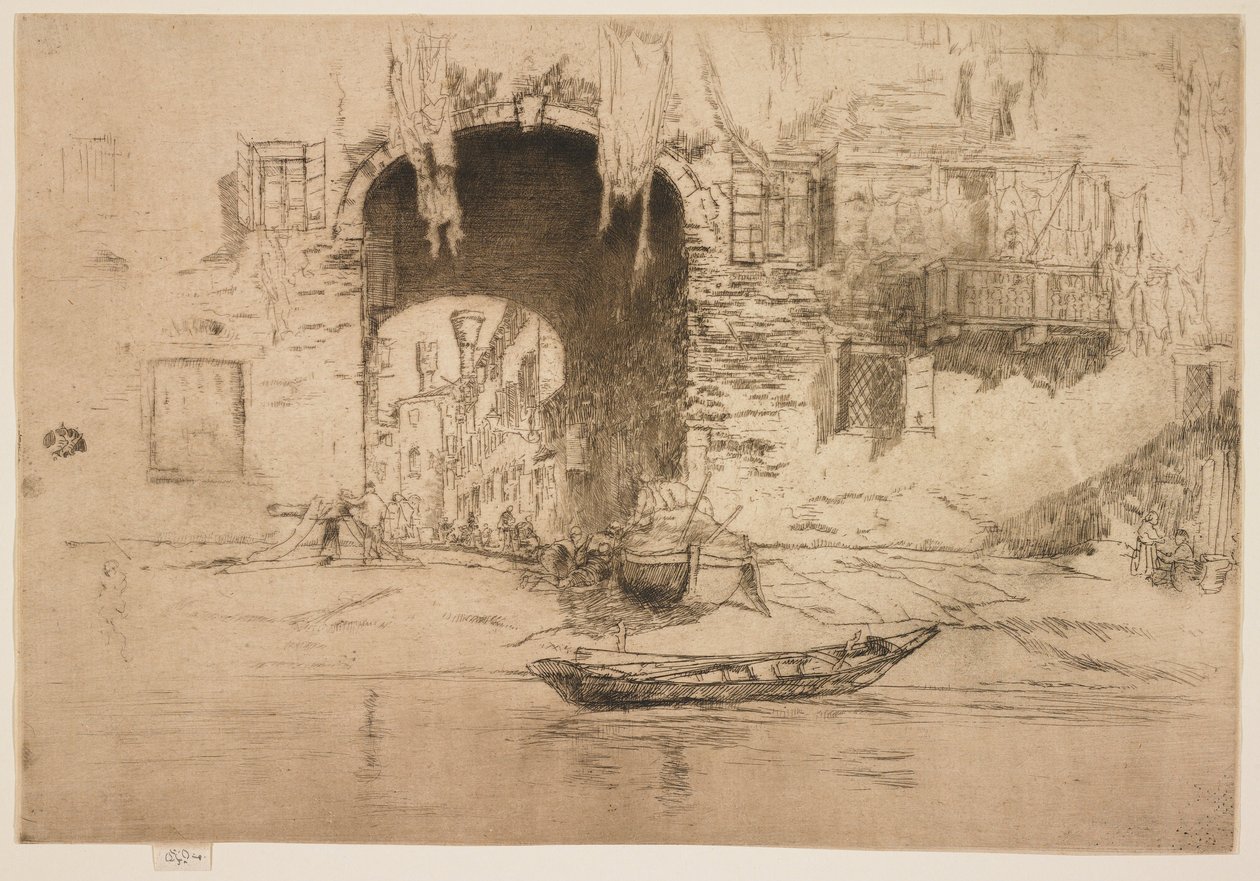 San Biagio fra det andre Venezia-settet av James Abbott McNeill Whistler