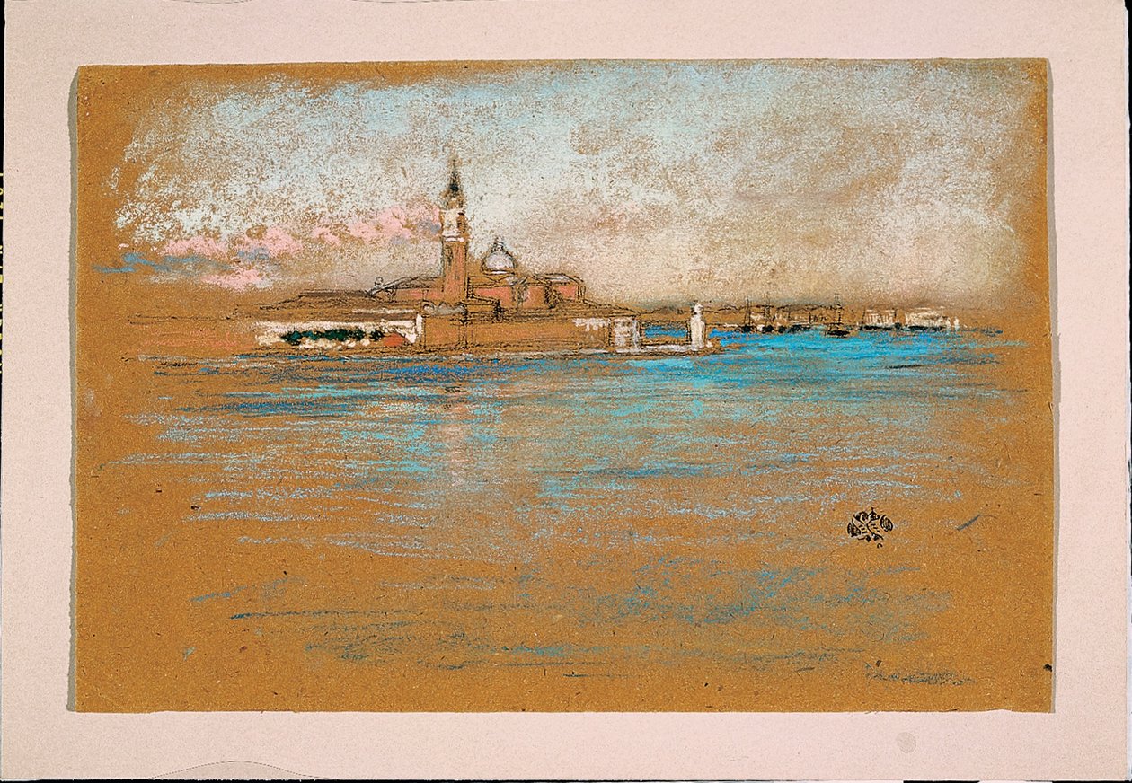 San Giorgio Maggiore, Venezia, 1880 av James Abbott McNeill Whistler