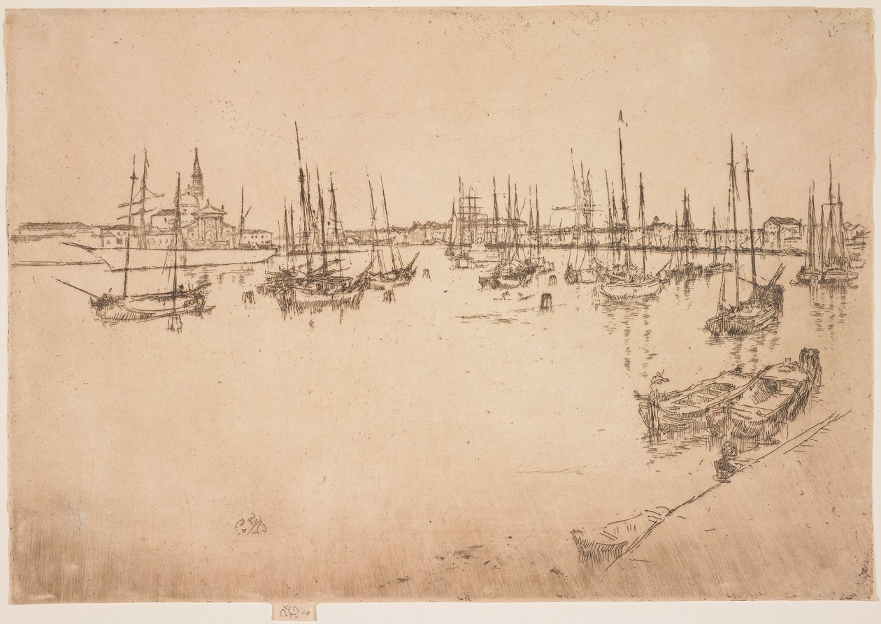 San Giorgio fra det andre Venezia-settet av James Abbott McNeill Whistler