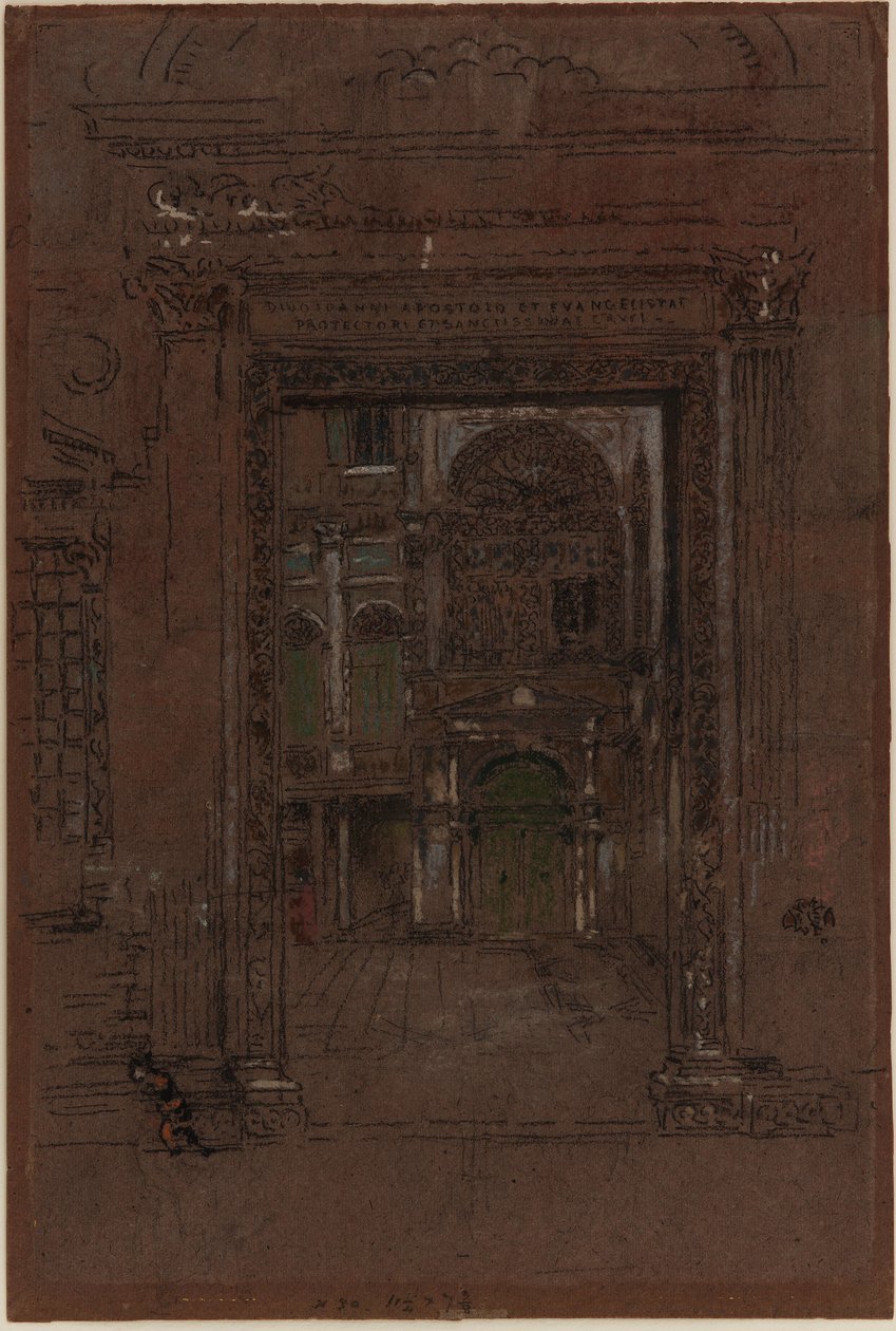 Apostelen Johannes og evangelistene, 1879-1880. av James Abbott McNeill Whistler