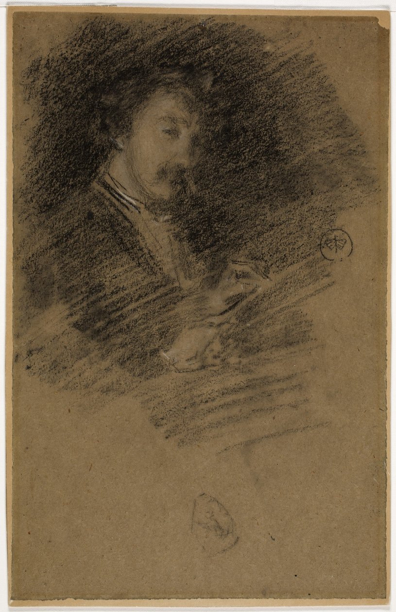 Selvportrett, 1871-73 av James Abbott McNeill Whistler
