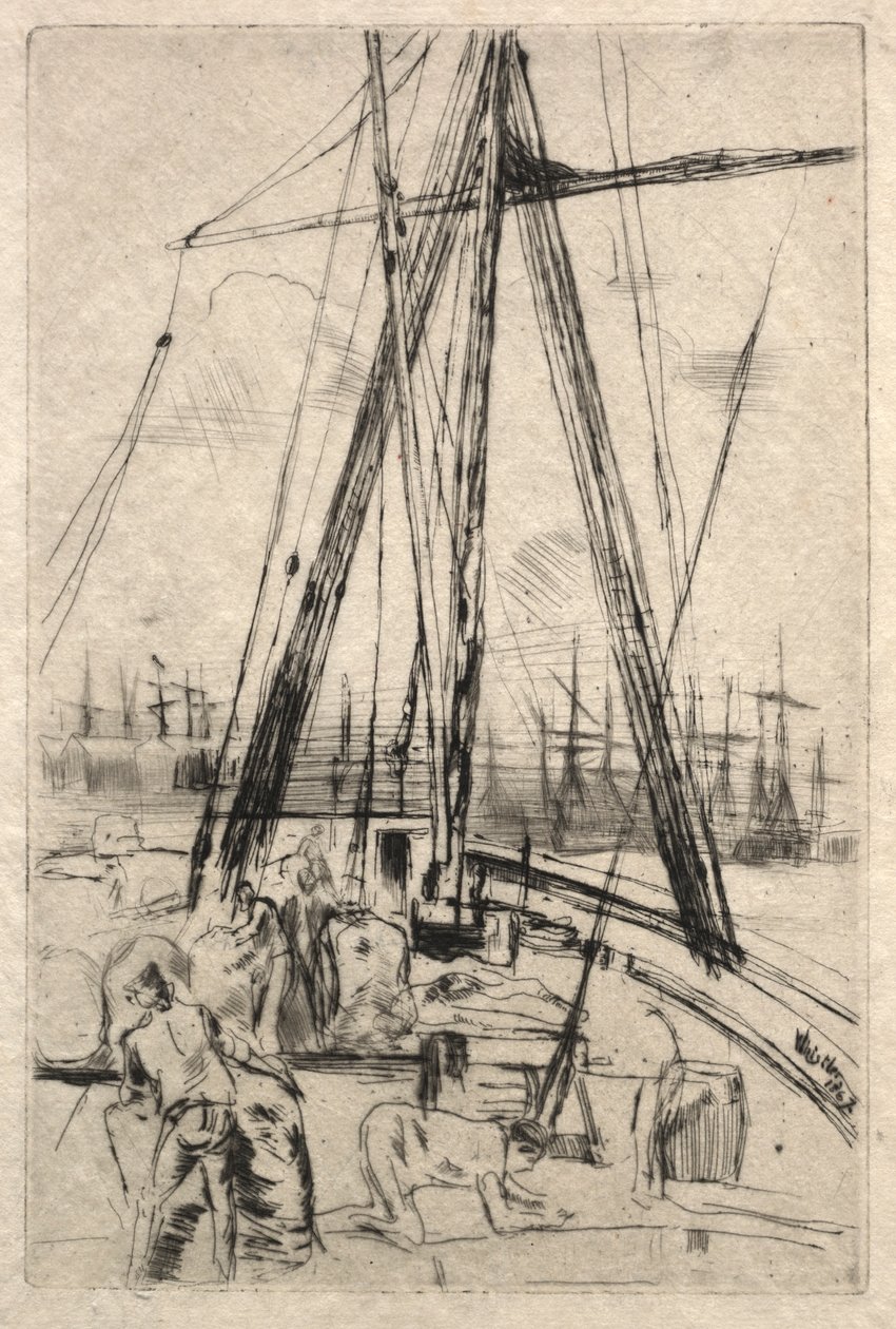 Frakt i Liverpool, 1867. av James Abbott McNeill Whistler