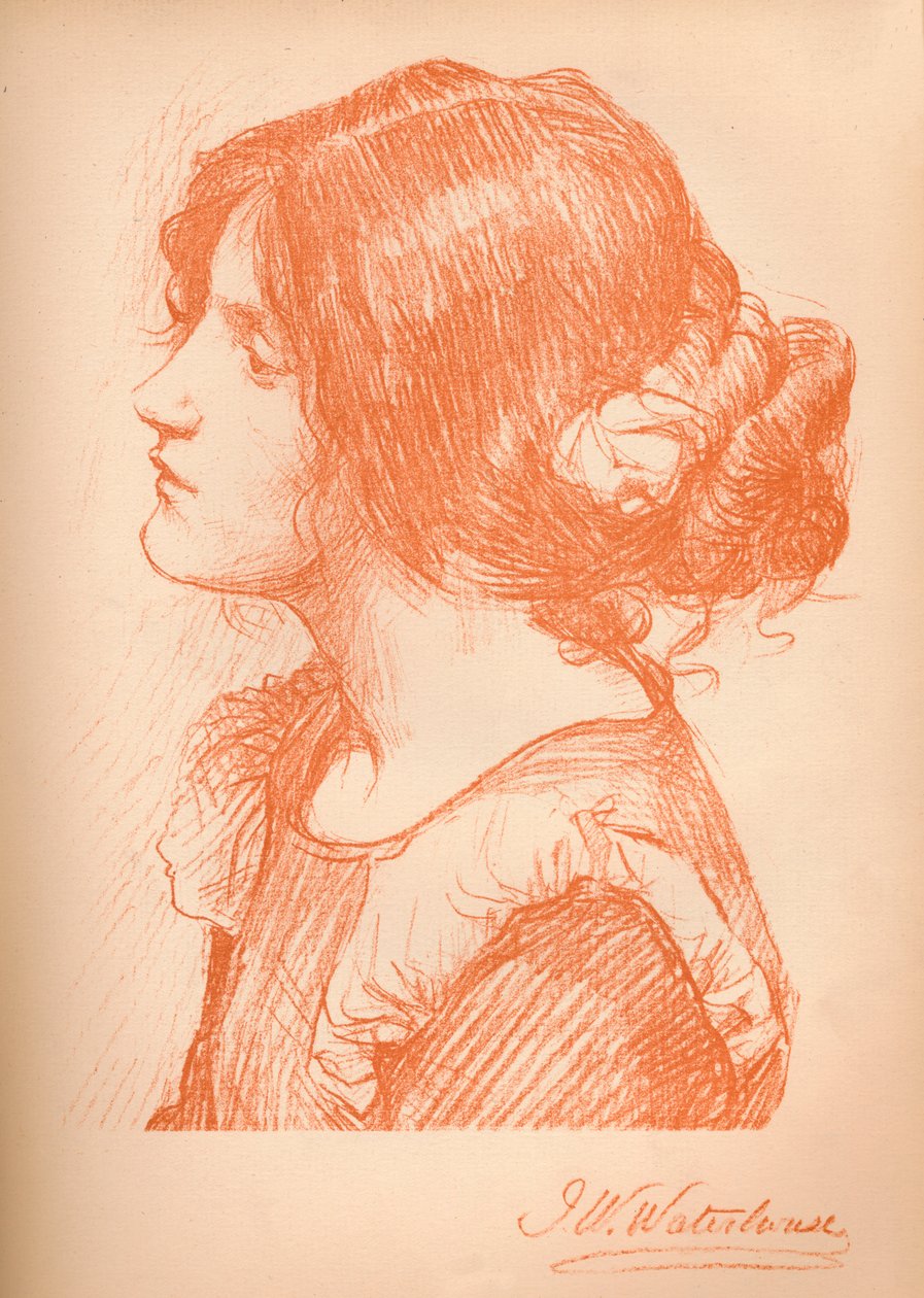 Sketch Of A Woman c1885, 1896 av James Abbott McNeill Whistler