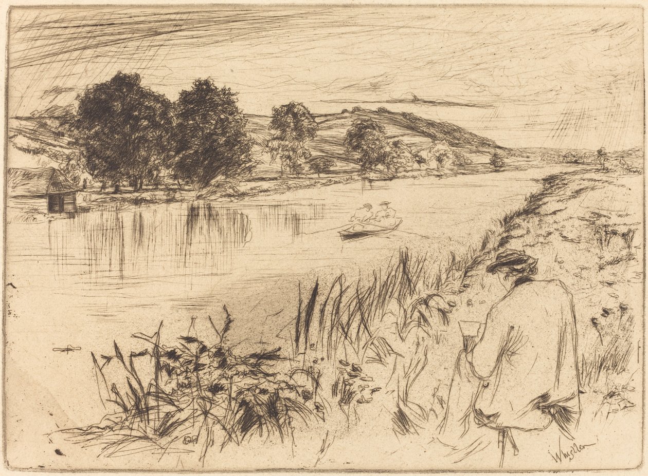 Sketching, No.I, 1861. av James Abbott McNeill Whistler