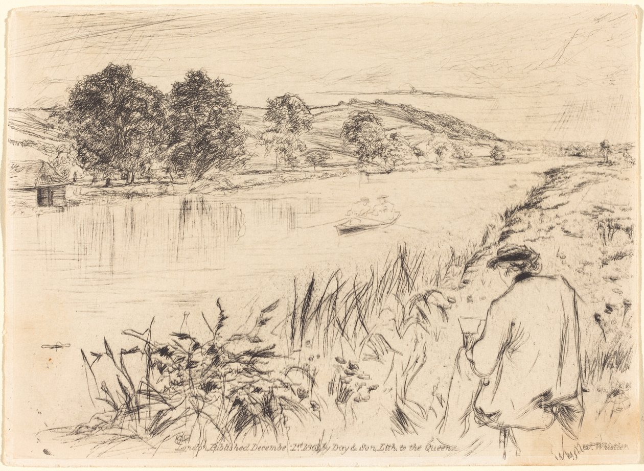 Skisse, nr. 1, 1861. av James Abbott McNeill Whistler