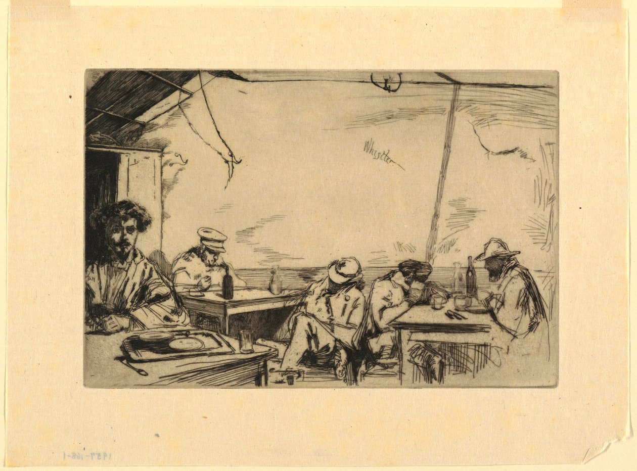 Tre sous suppe av James Abbott McNeill Whistler