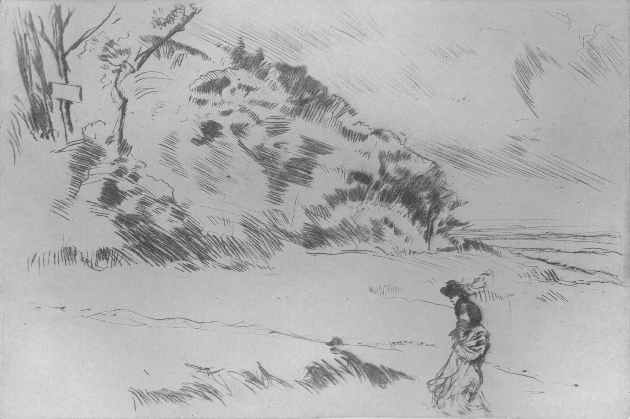 Speke Shore, c1875, 1904 av James Abbott McNeill Whistler