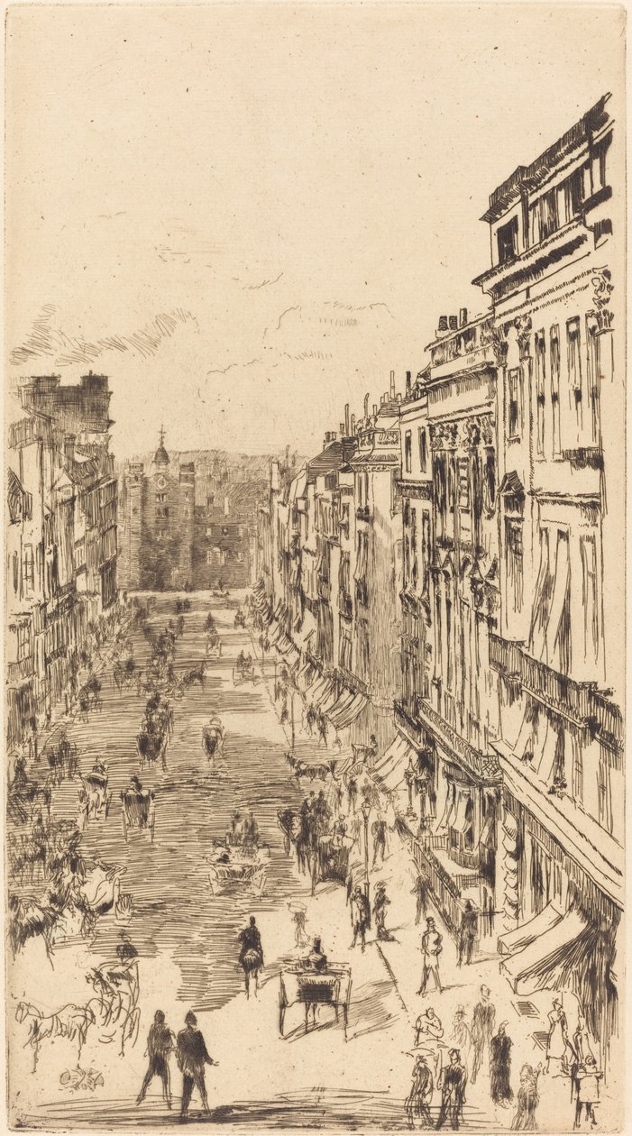 St James's Street, 1878. av James Abbott McNeill Whistler