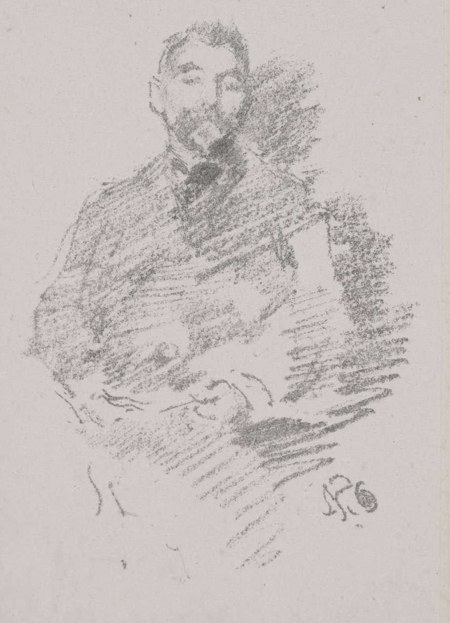 Stephane Mallarme av James Abbott McNeill Whistler