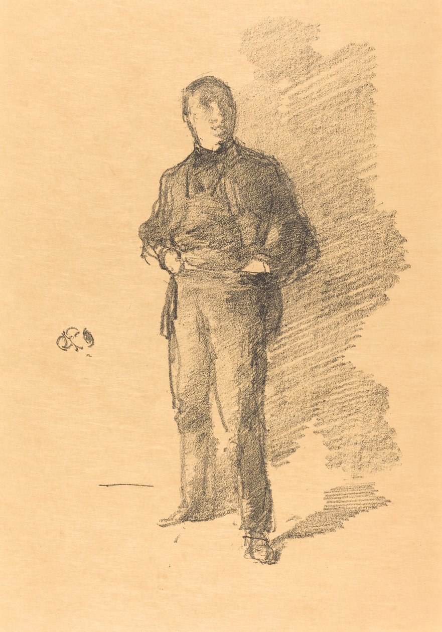 Studie nr. 1: Mr. Thomas Way, 1896. av James Abbott McNeill Whistler