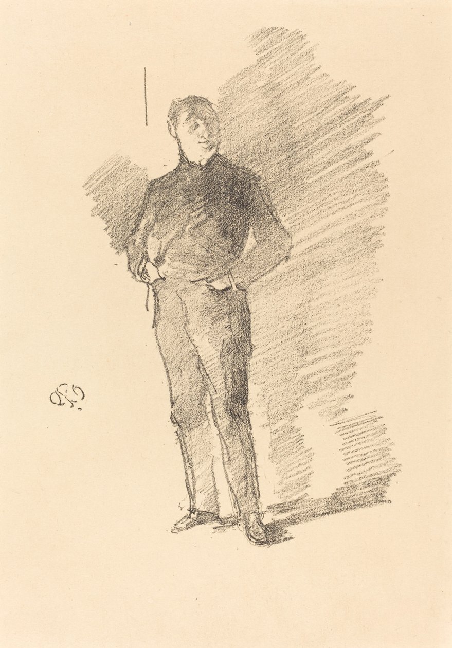 Studie nr. 2: Mr. Thomas Way, 1896. av James Abbott McNeill Whistler