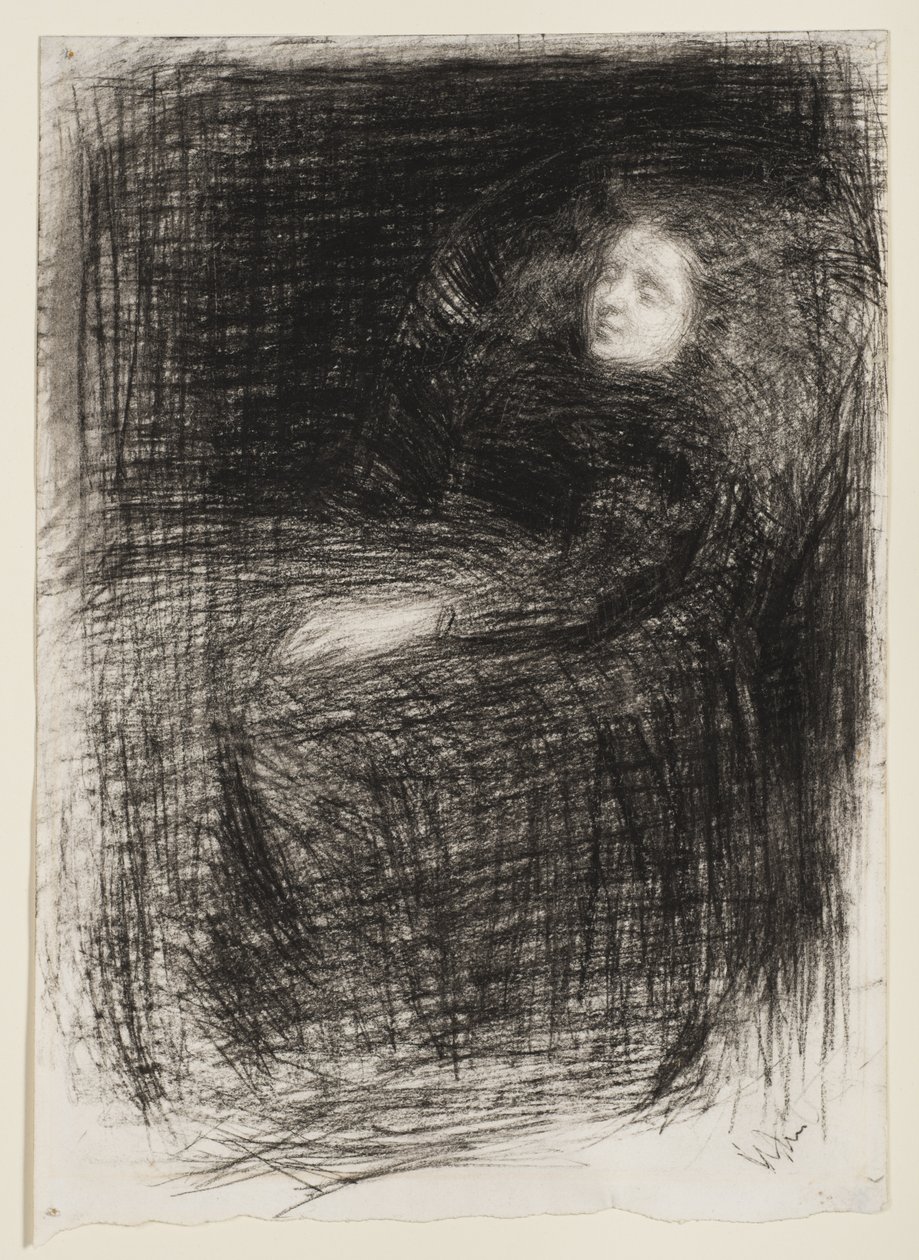 Studie for "The Sleeper", 1863 av James Abbott McNeill Whistler