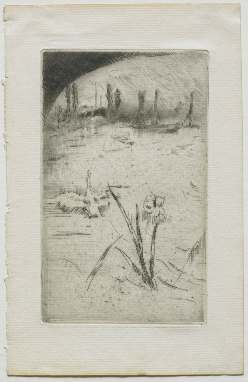 Svanen og Iris, 1883. av James Abbott McNeill Whistler