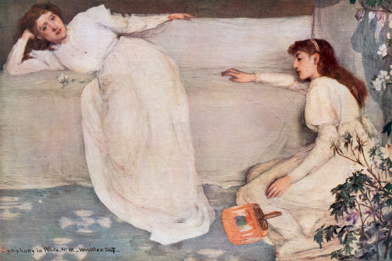 Symfoni i hvitt nr. III, c1867. av James Abbott McNeill Whistler