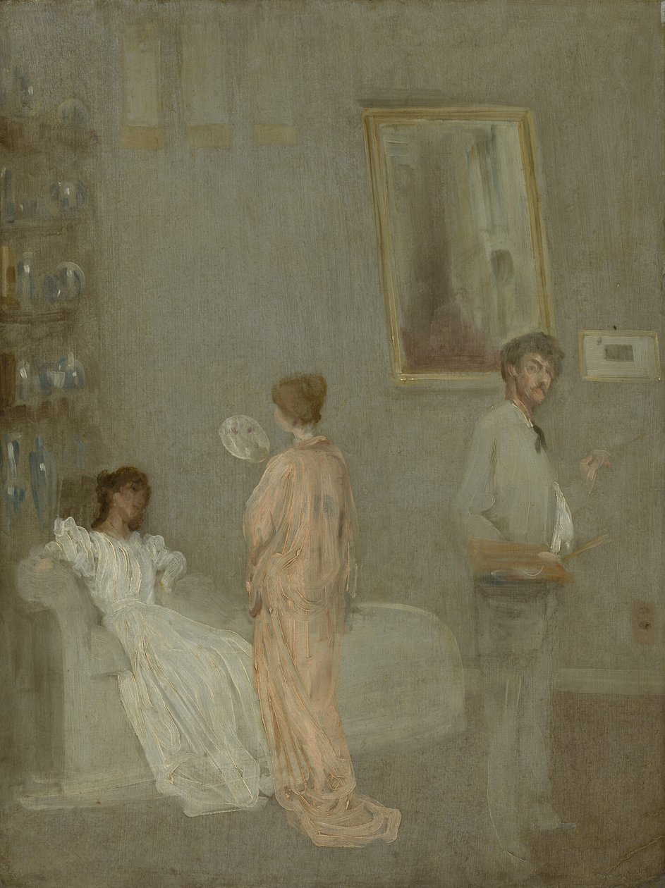 Kunstneren i hans atelier, 1865/66 av James Abbott McNeill Whistler