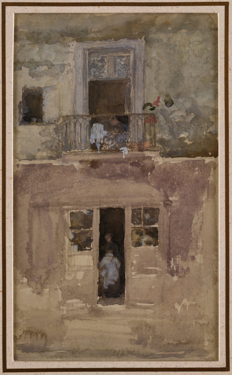 Balkongen, ca. 1888 av James Abbott McNeill Whistler