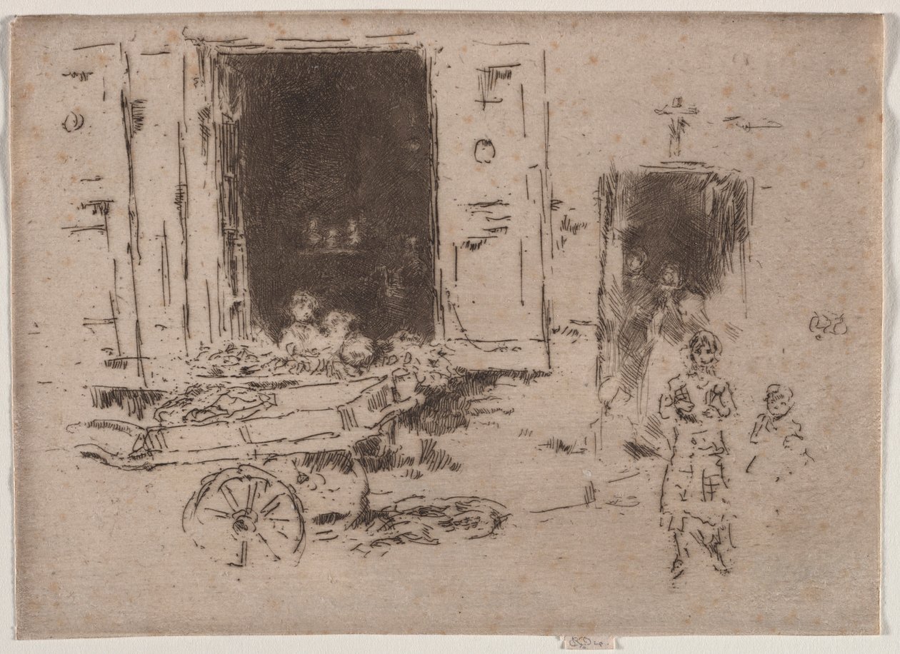 The Barrow, Brussel. av James Abbott McNeill Whistler