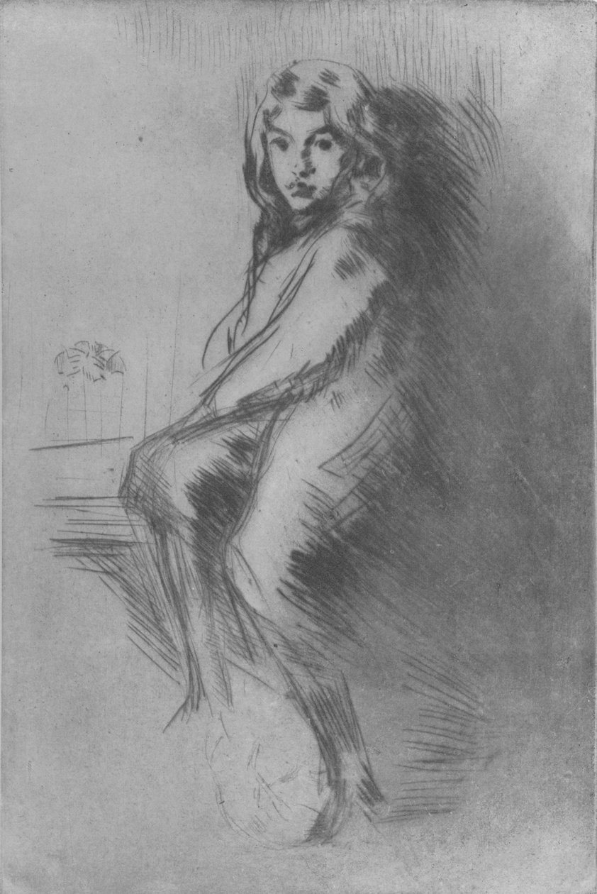 The Boy Charlie Hanson, c1876, 1904 av James Abbott McNeill Whistler