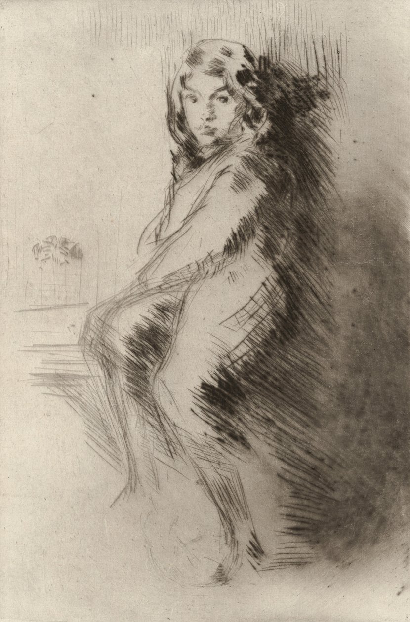 Gutten Charlie Hanson, ca. 18731875. av James Abbott McNeill Whistler
