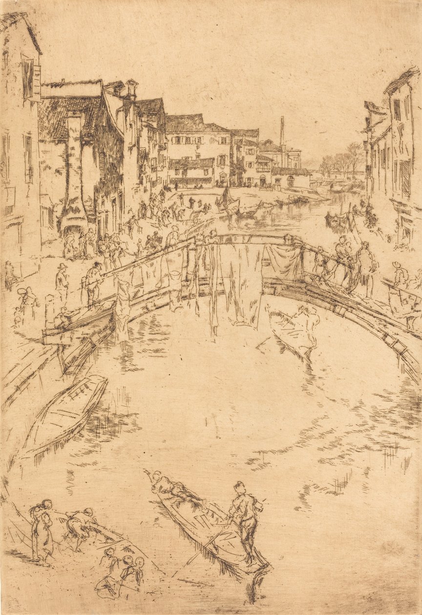 Broen, 18791880. av James Abbott McNeill Whistler