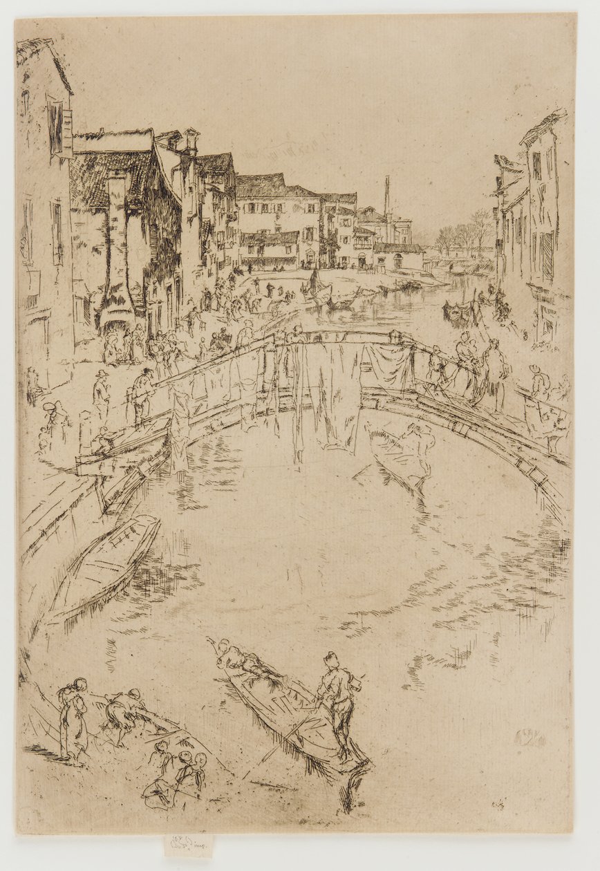 Broen, Santa Marta, 1879-1880. av James Abbott McNeill Whistler