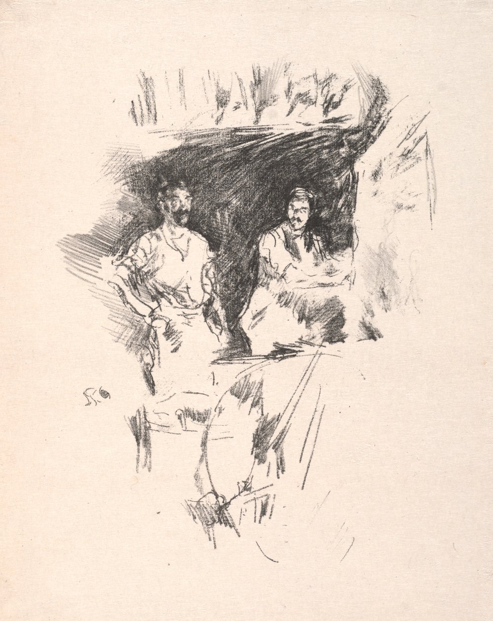 Brødrene, 1895. av James Abbott McNeill Whistler