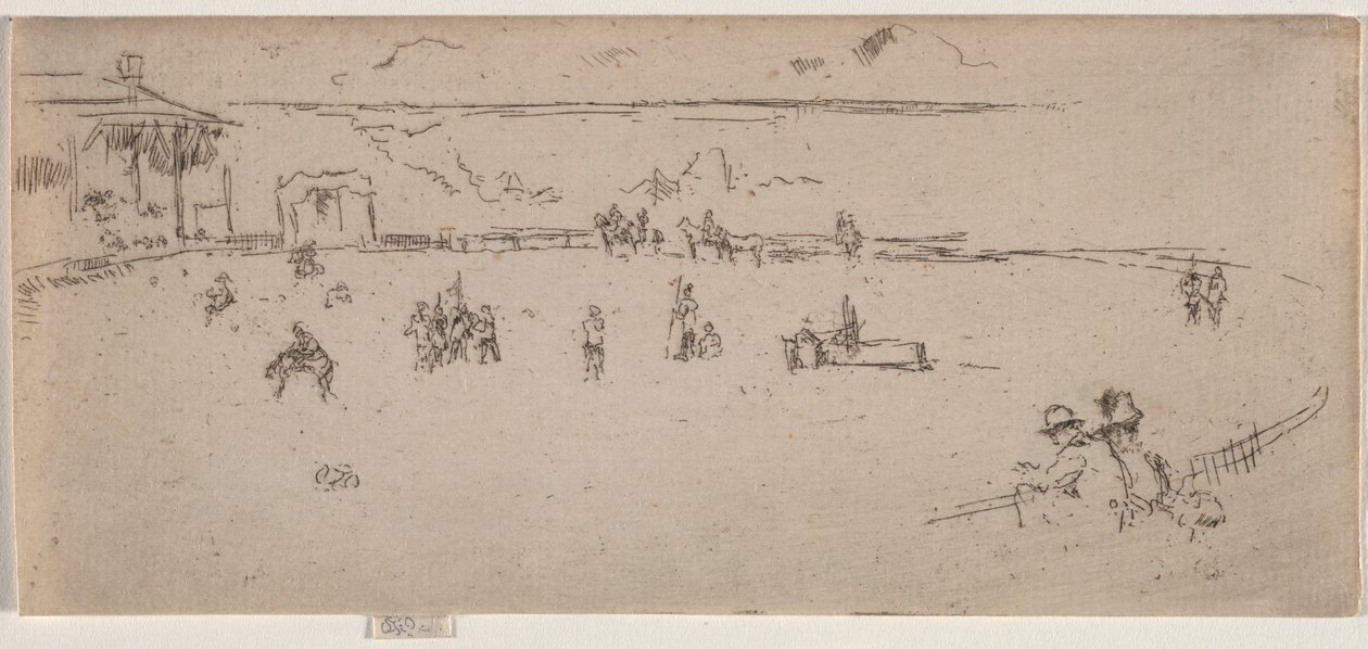 Bucking-hesten. av James Abbott McNeill Whistler